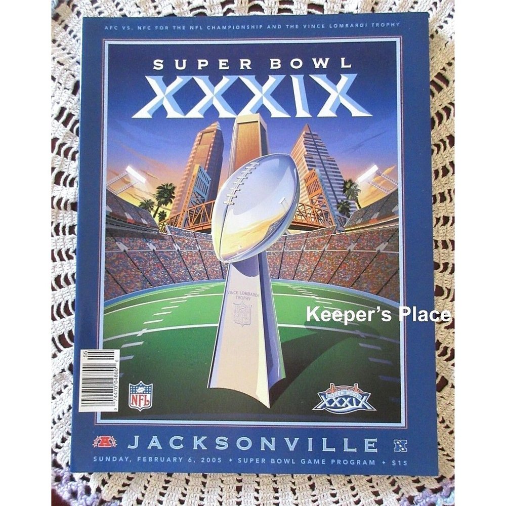 New England Patriots NFL Super Bowl 2005 Football Collectible Program XX…